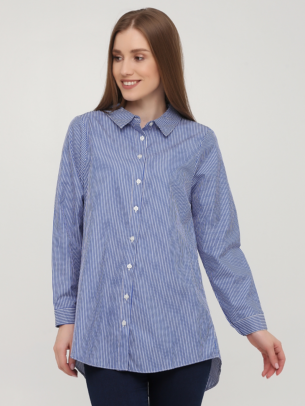 

Рубашка BEBE PLUS 23469  Синий, Рубашка BEBE PLUS 23469 S Синий