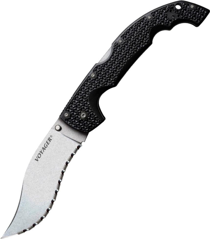 

Карманный нож Cold Steel Voyager XL Vaquero серрейтор (12601443)