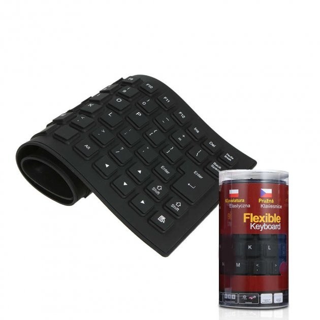 

Гибкая резиновая клавиатура FLEXIBLE KEYBOARD X3 (USB)
