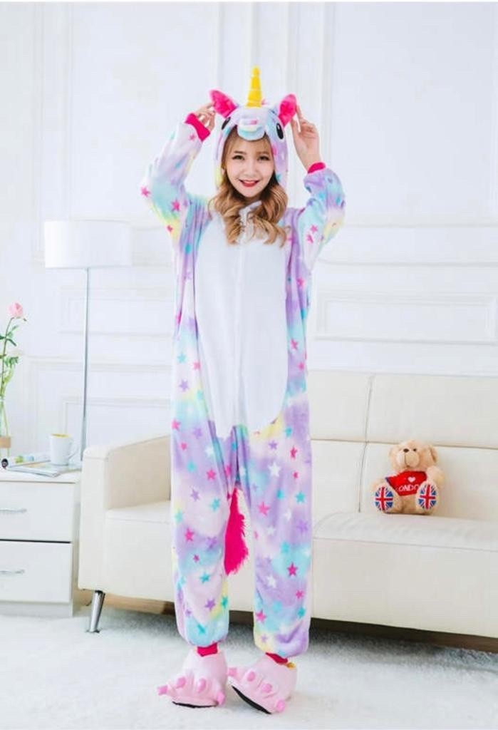 

Пижама кигуруми Kigurumi разноцветный радужный единорог  (95-105 см, Пижама кигуруми Kigurumi разноцветный радужный единорог 100 (95-105 см)
