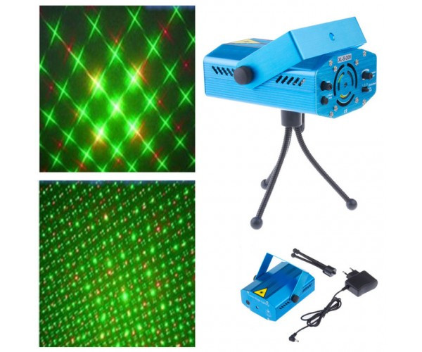 

Лазерный проектор старбоскоп диско шар 2в1 Mini Disco Laser RGB для помещения (AZALAN)