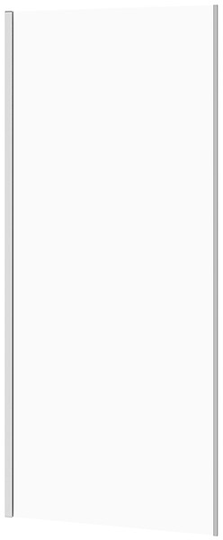 

Боковая стенка CERSANIT Crea 90x200 см S900-2614 прозрачное стекло