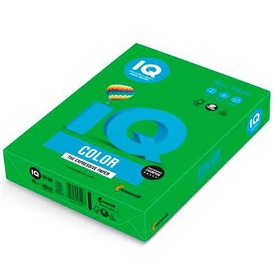 

Папір кольоровий IQ А4 160 г/м2 Intensive DG47 темно-зелений 250 аркушів (DG47/A4/160/IQ)