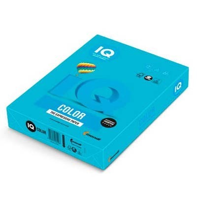 

Папір кольоровий IQ А4 80 г/м2 Intensive AB48 синій 500 аркушів (AB48/A4/80/IQ)