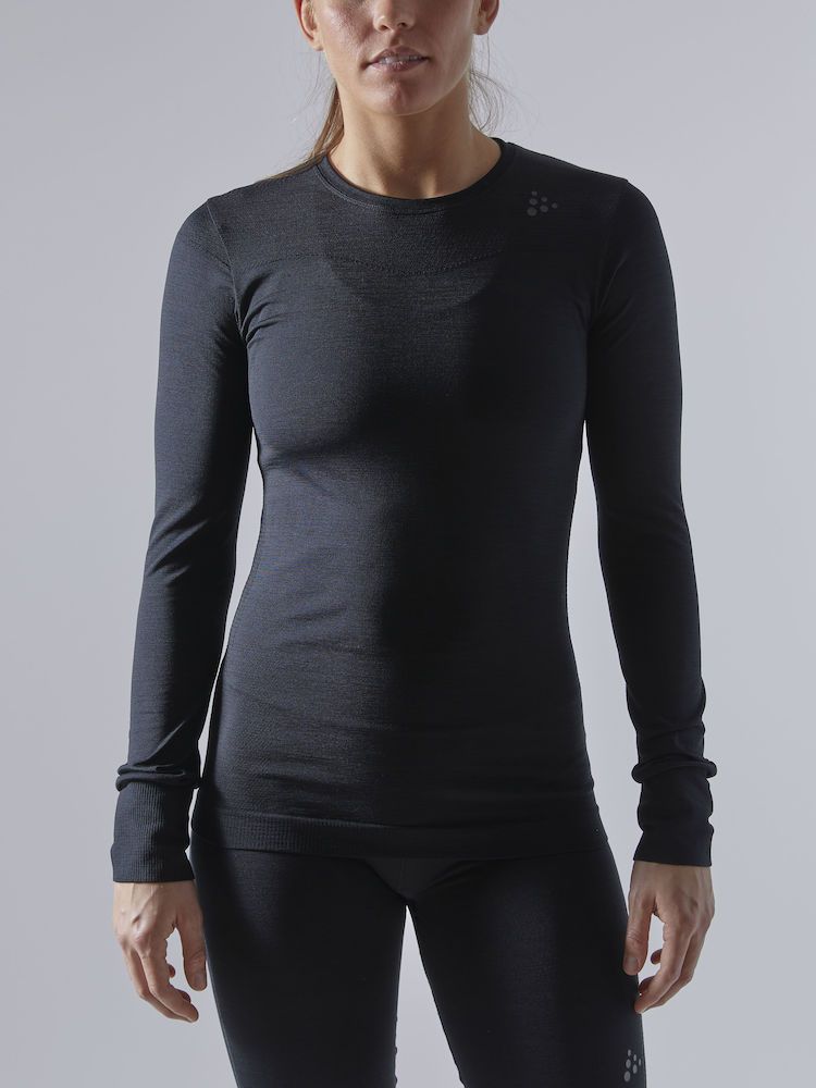 

Лонгслив Craft Fuseknit Comfort RN LS Woman 1906592-B99000 L Черный
