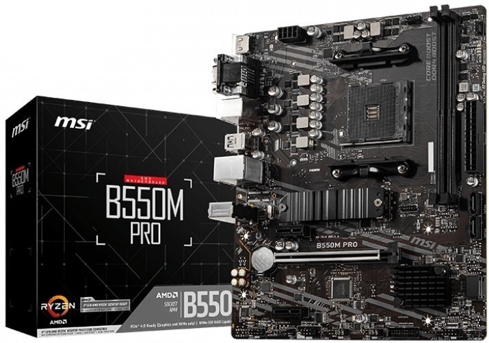 

Материнська плата MSI B550M PRO Socket AM4