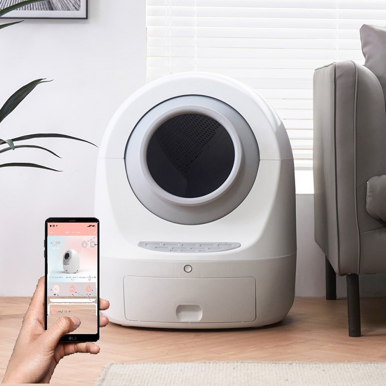 

Автоматический туалет для кошек MEET 2 WiFi УФ-стерилизация Белый