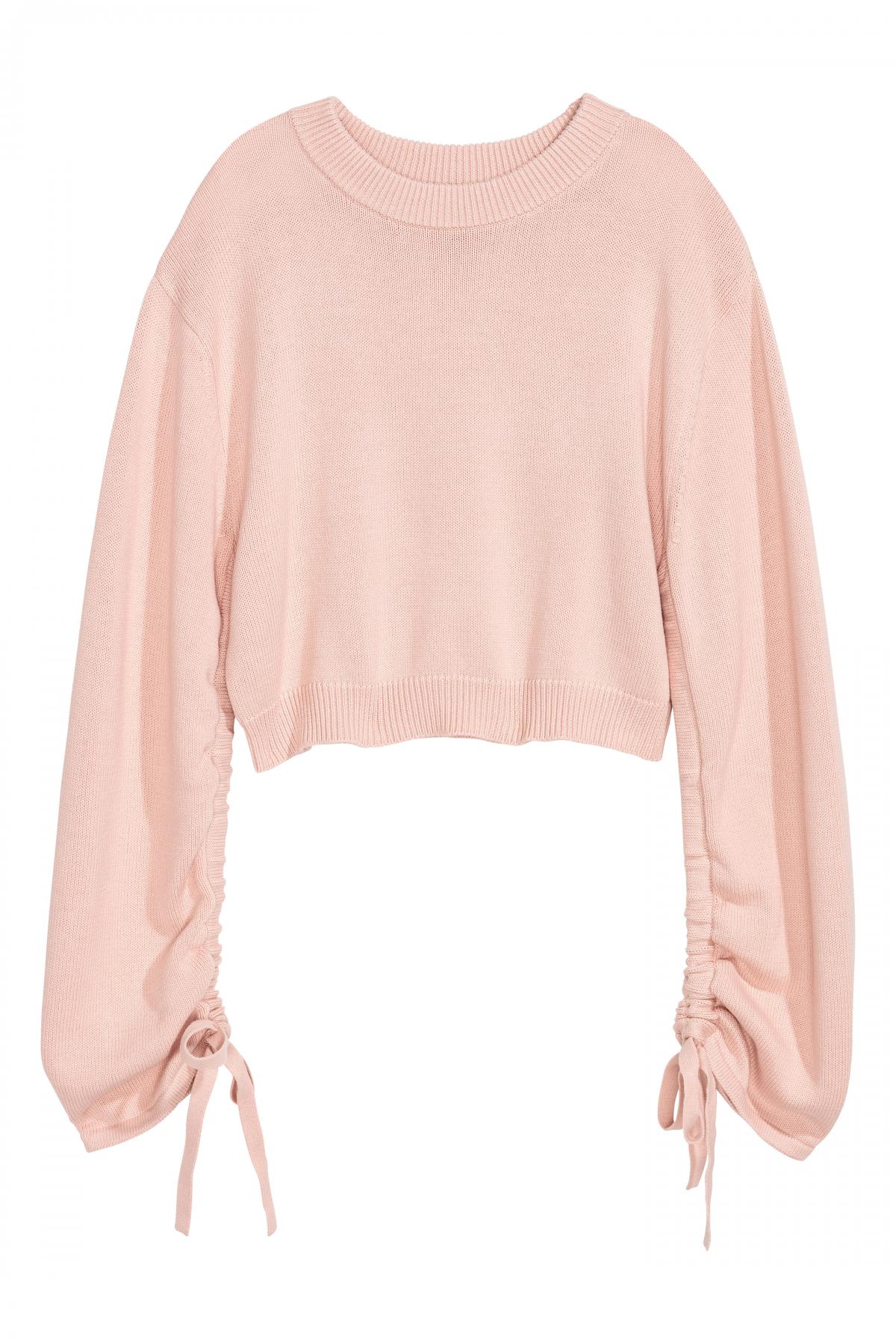 

Джемпер с кулиской H&  Розовый, Джемпер с кулиской H&M m Розовый