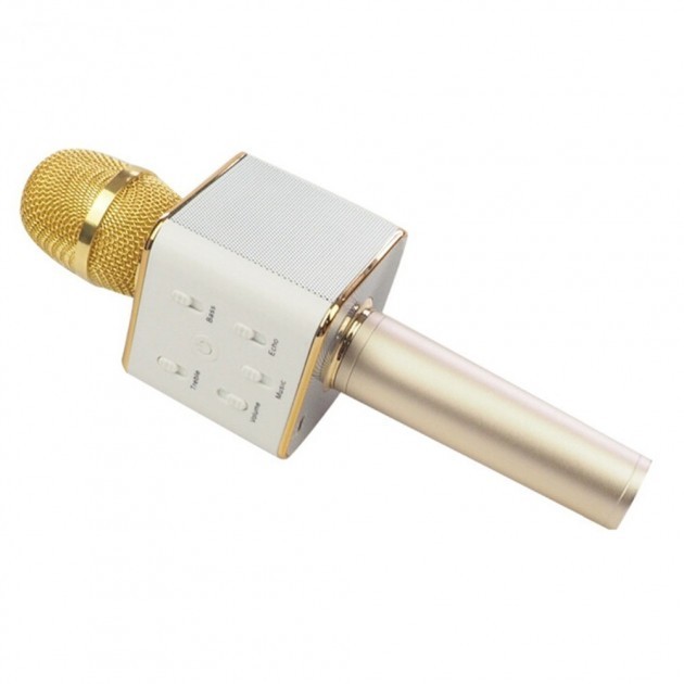 

Дитячий мікрофон караоке Bluetooth DM Karaoke Wireless Q7, безпровідний Золотий (VS7004385)