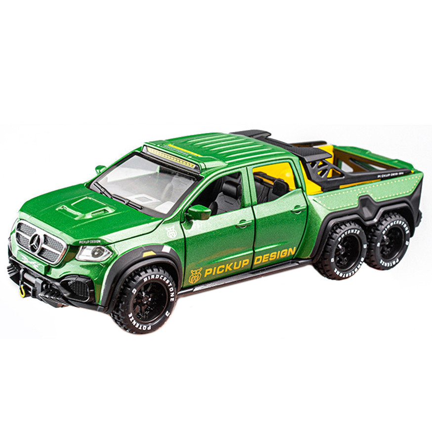 

Машинка металлическая 7584 Mercedes-Benz Pickup Design 1:32 "АВТОПРОМ" (Зеленый)