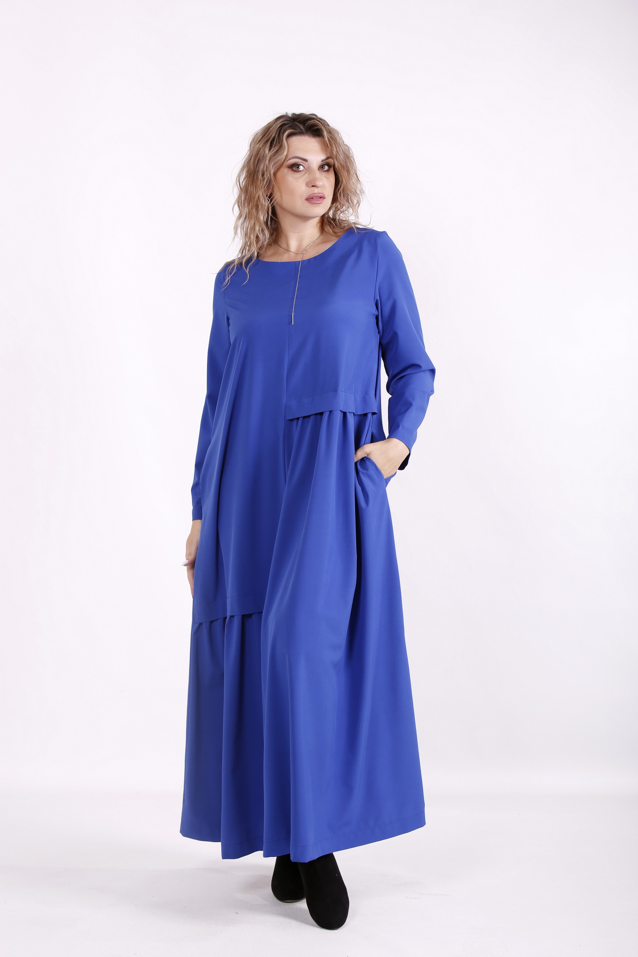 

Повседневное платье Maximoda ЕGS01598-2 - синий, Повседневное платье Maximoda ЕGS01598-2 50-52 синий
