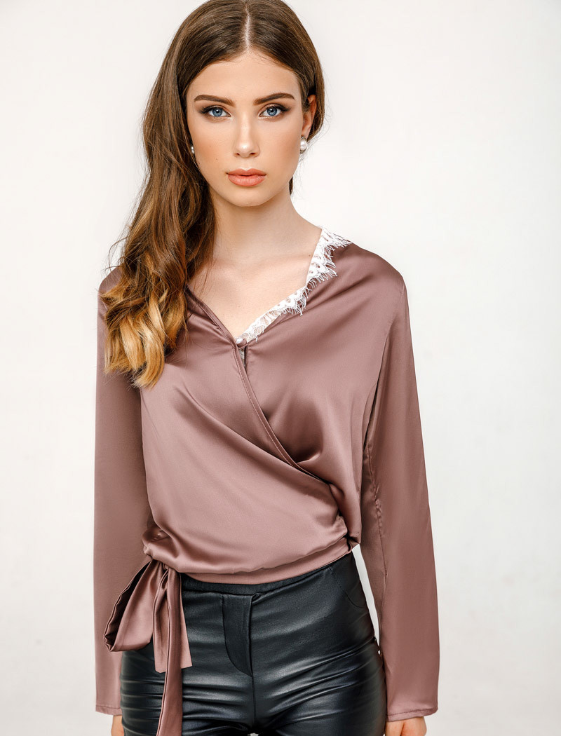 

Блузка с длинным рукавом Maximoda Е888832210 - бежевый, Блузка с длинным рукавом Maximoda Е888832210 48-50 бежевый