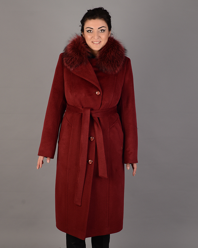 

Пальто Maximoda МТ5510  бордовый, Пальто Maximoda МТ5510 50 бордовый