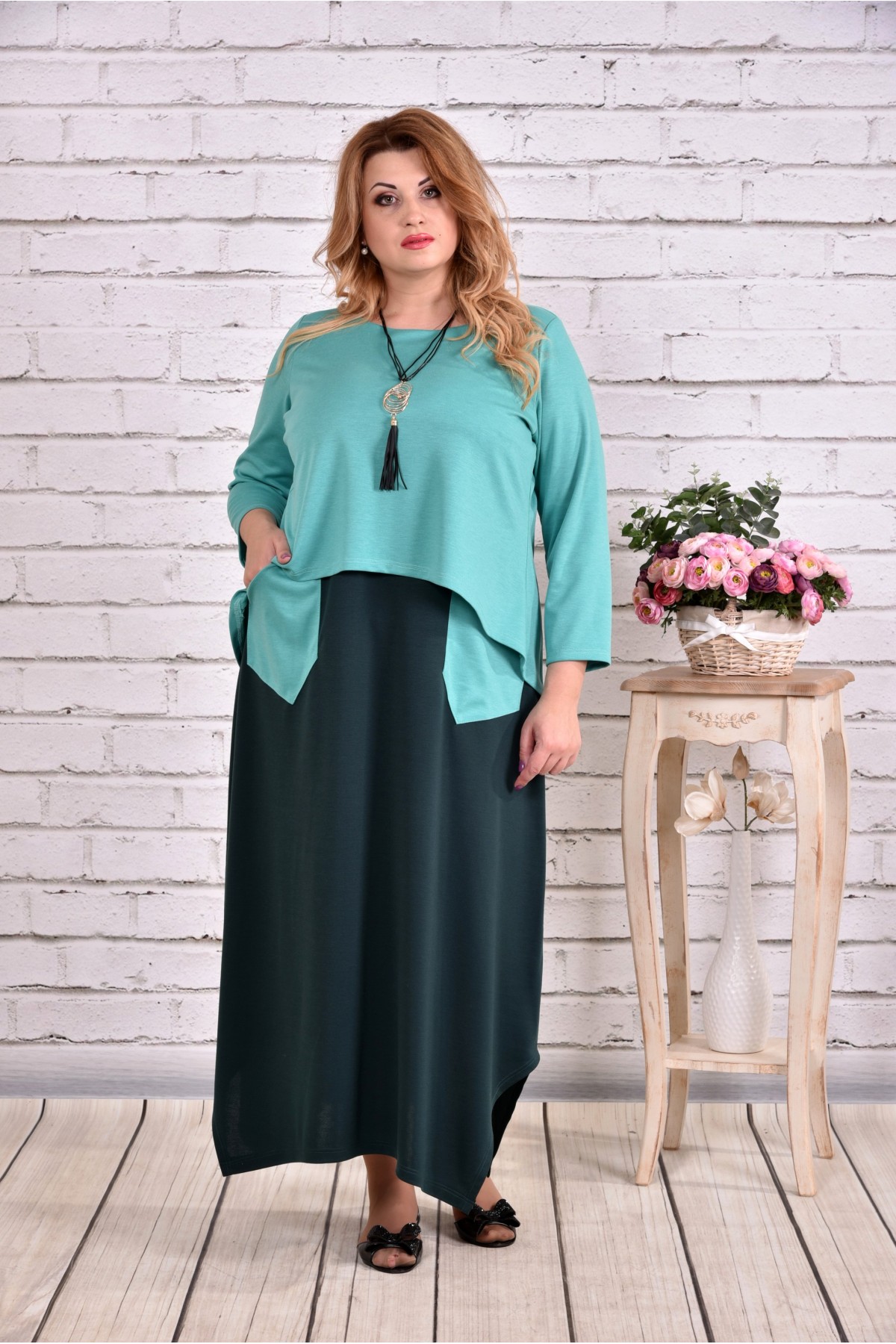 

Платье Maximoda ЕGS0623-3  зеленый, Платье Maximoda ЕGS0623-3 56 зеленый