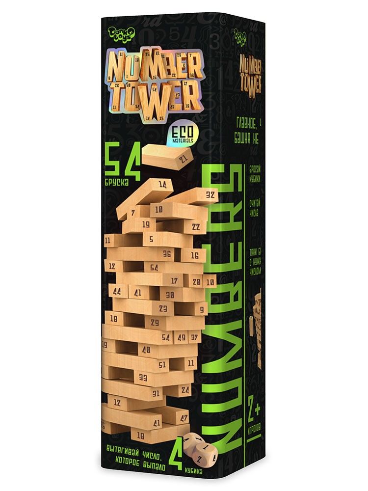 

Настольная игра Number Tower рус Dankotoys (NT-01) (131695)
