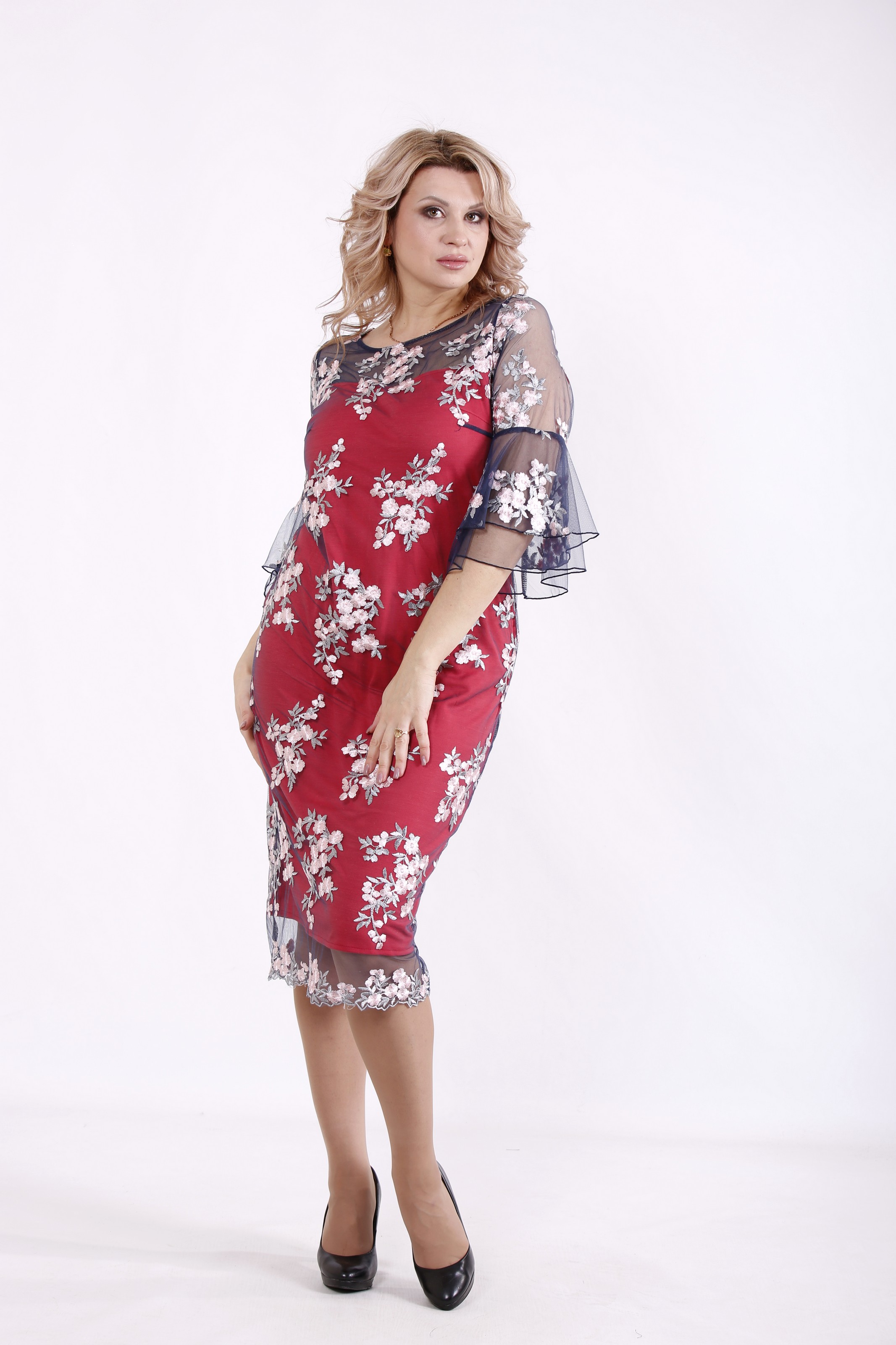 

Нарядное платье Maximoda ЕGS01705-3 - коралловый, Нарядное платье Maximoda ЕGS01705-3 60-62 коралловый
