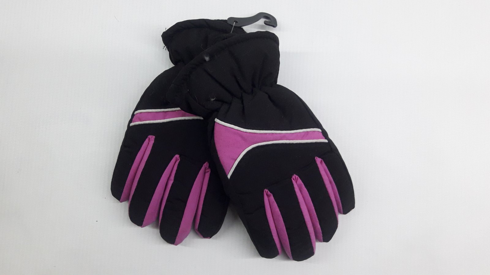 

Перчатки Gloves 30399 16см(р) черный с малиновым