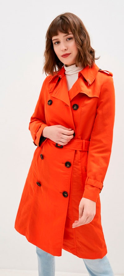 

Плащ DASTI Iconic Relaxed оранжевый S