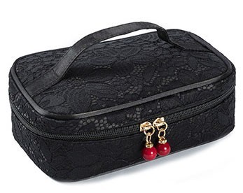 

Косметичка LX-029 ажурная черная, размер 21*13*7см, 1шт Cosmo Shop