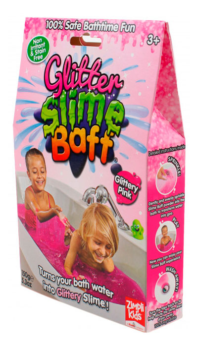 

Cлизь для ванны Zimpli Kids Glitter Slime Baff с блестками розовый 150 г (5838)