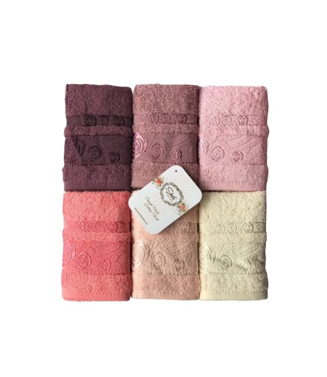 

Набор махровых полотенец Sikel Cotton Rose Garden 50x90 (6 шт) ts-6001201