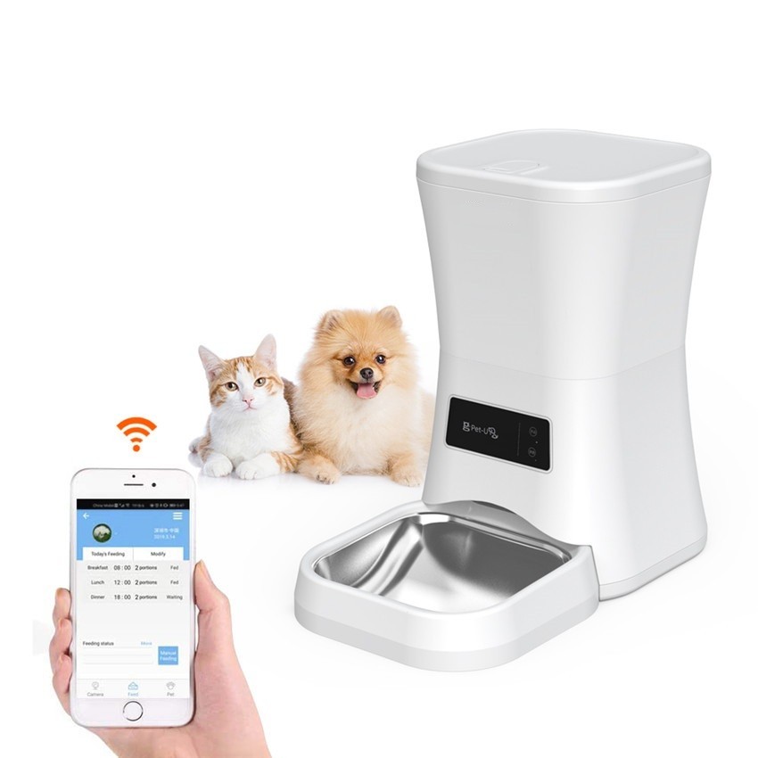 

Кормушка для кошек и собак автоматическая Pet-U W20-9, 9л. Белая