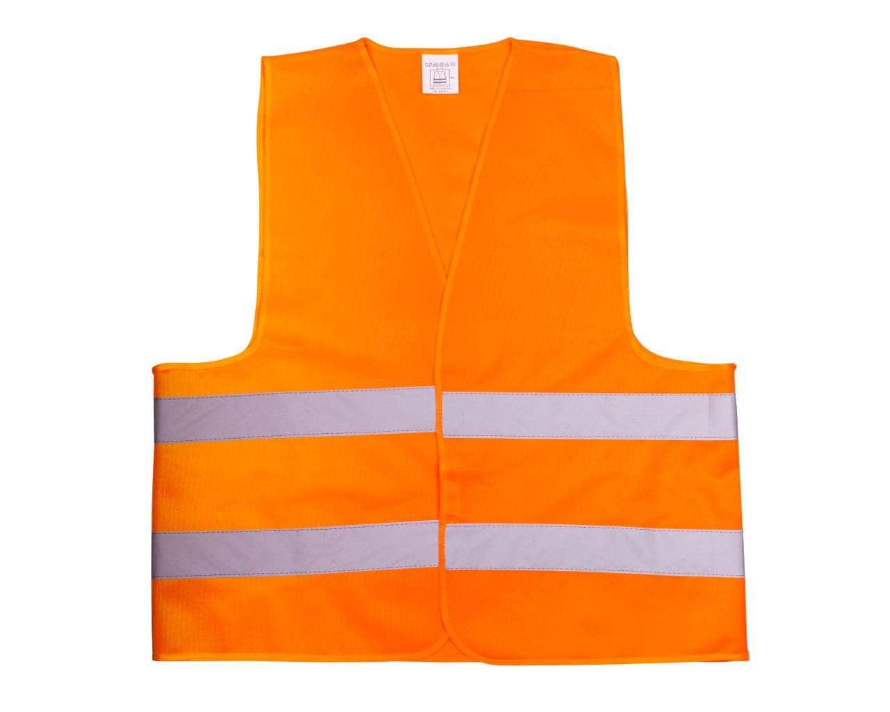 

Жилет со светоотр. лентой Китай (цвет оранж) плотность ткани 80г/м2 состав polyester 100% размер  (64см) Vita, Жилет со светоотр. лентой Китай (цвет оранж) плотность ткани 80г/м2 состав polyester 100% размер 4XL (64см) Vita