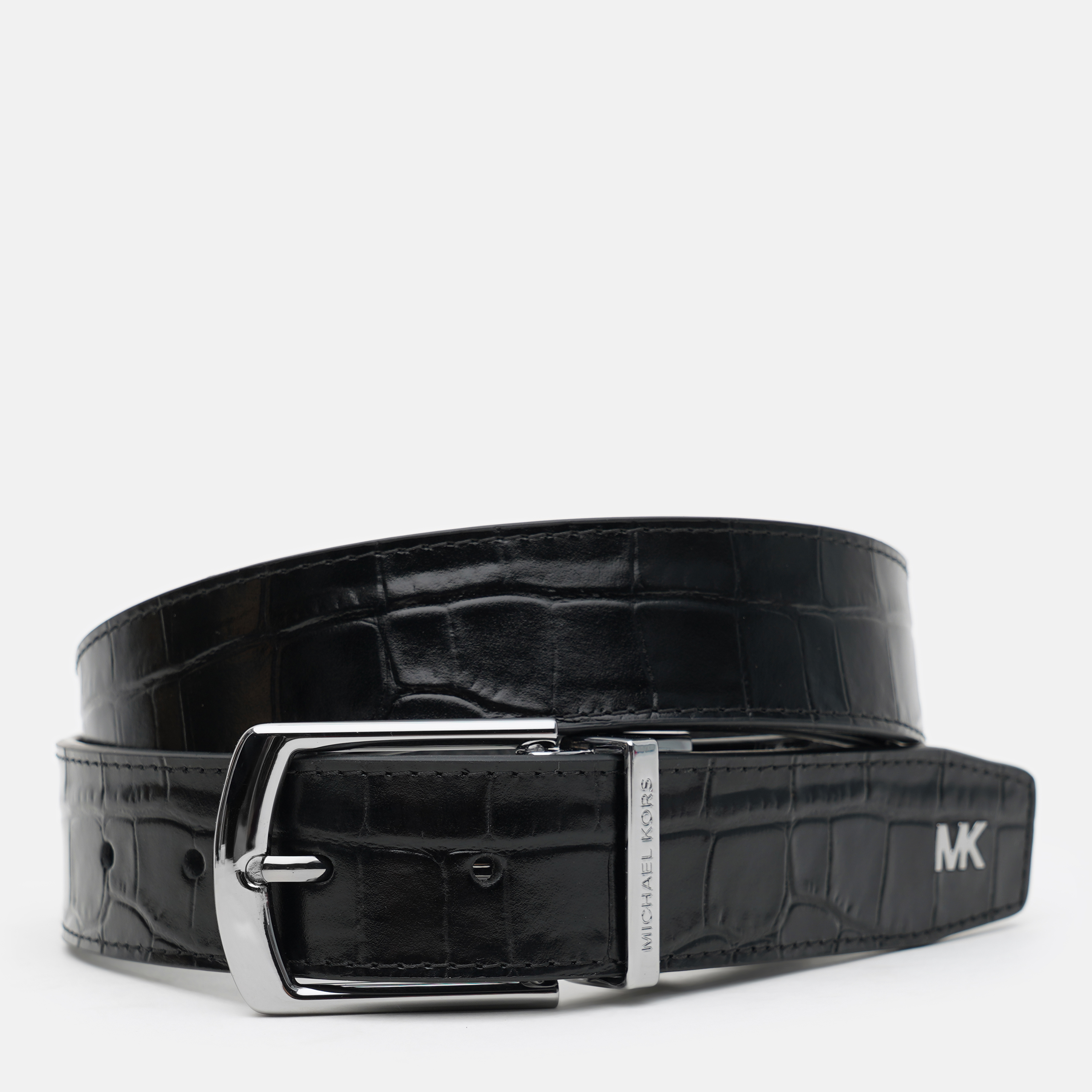

Ремень кожаный мужской Michael Kors 34mm Ctfr Dress Belt 39F1LBLY1U-001 Black
