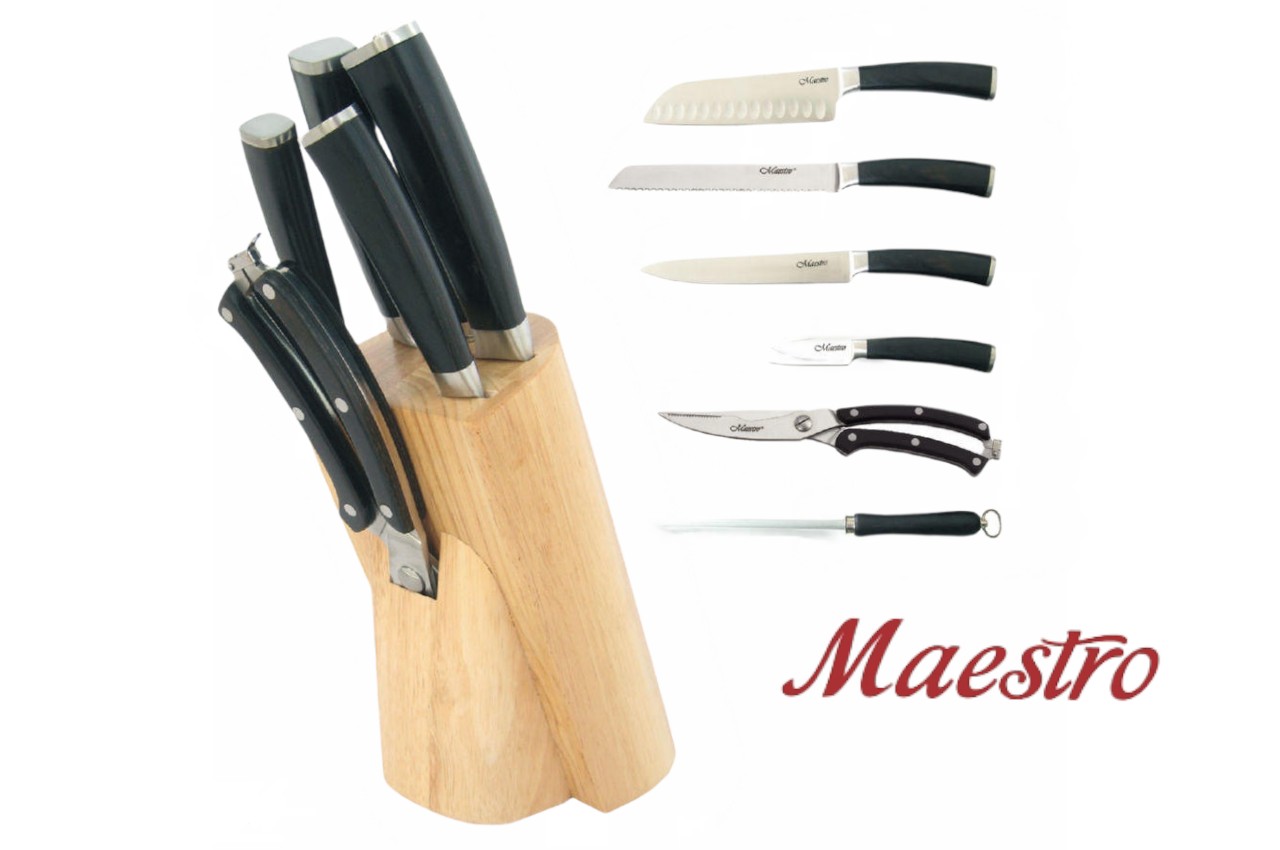 

Ножи кухонные в наборе MAESTRO 1424, Набор ножей с подставкой