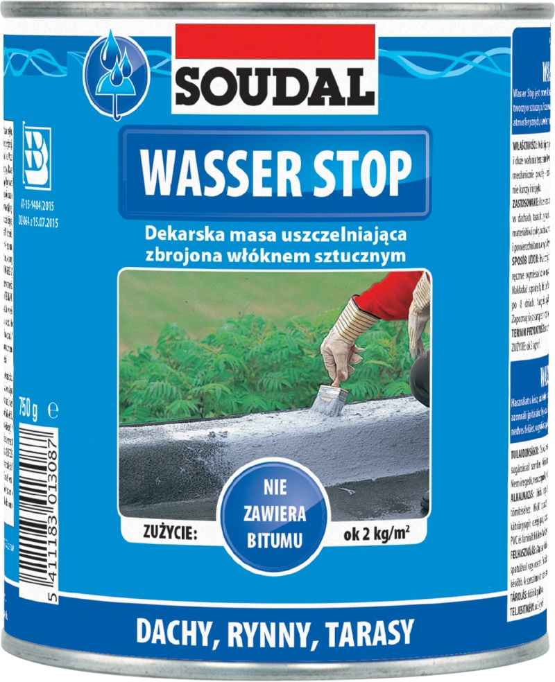 

Мастика для кровли Soudal Wasser Stop 750 мл (00004000WAS0000001)