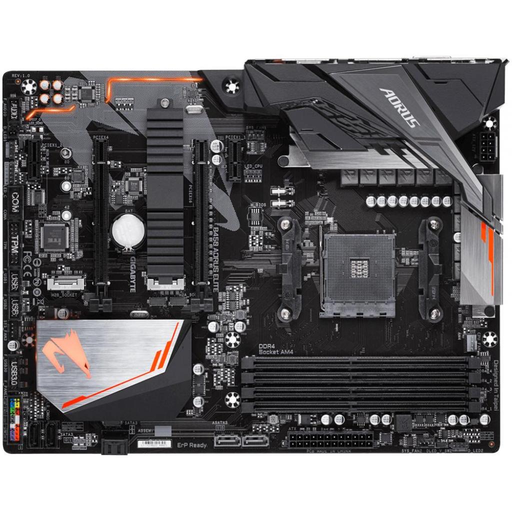 

Материнская плата Gigabyte AORUS ELITE B450 sAM4 AMD DVI/HDMI M.2 USB 3.1 ATX (AORUS ELITE B450) Over-Stock