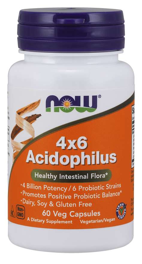 

Специальный продукт NOW Acidophilus 4X6 Veg Capsules 60 капсул (4384302582)