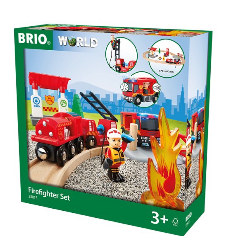 

Игровой набор Brio Детская железная дорога Пожарная станция (7312350338157)