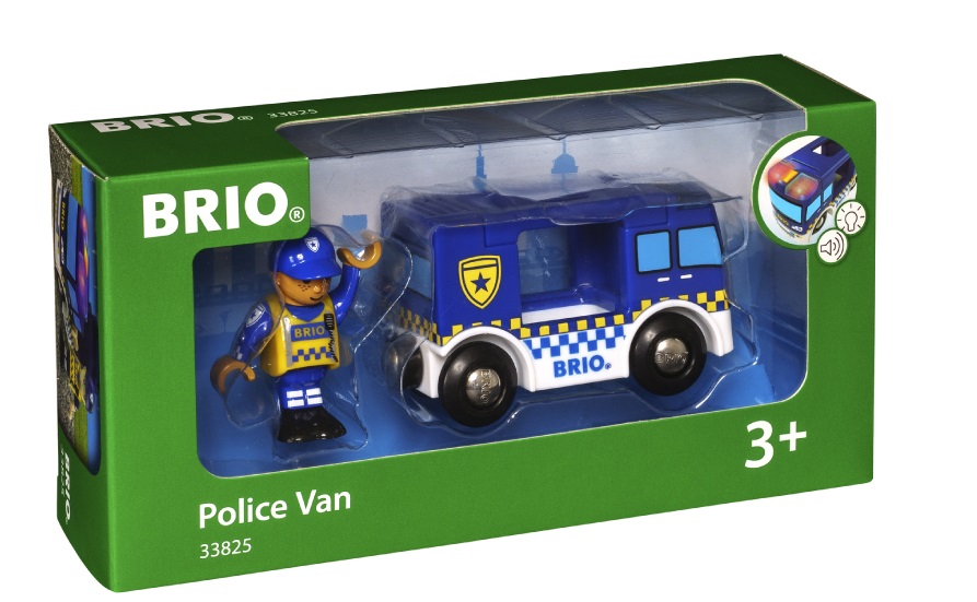 

Игровой набор Brio Полицейский автобус с водителем (7312350338256)