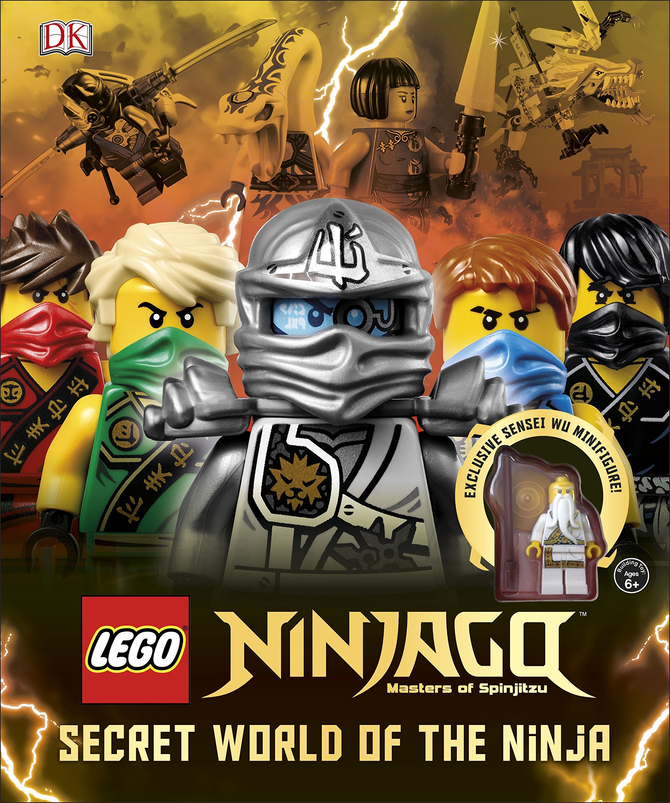 Книга на английском языке LEGO Ninjago Secret World of the Ninja: Includes  Exclusive Sensei Wu Minifigure от автора DK и издательства Dorling  Kindersley из Великобритании – фото, отзывы, характеристики в  интернет-магазине ROZETKA