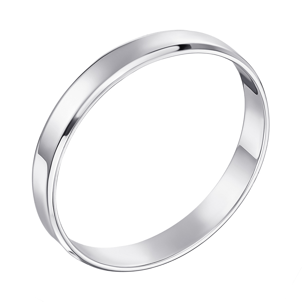 

Обручальное кольцо из белого золота 000123699 20.5 размера