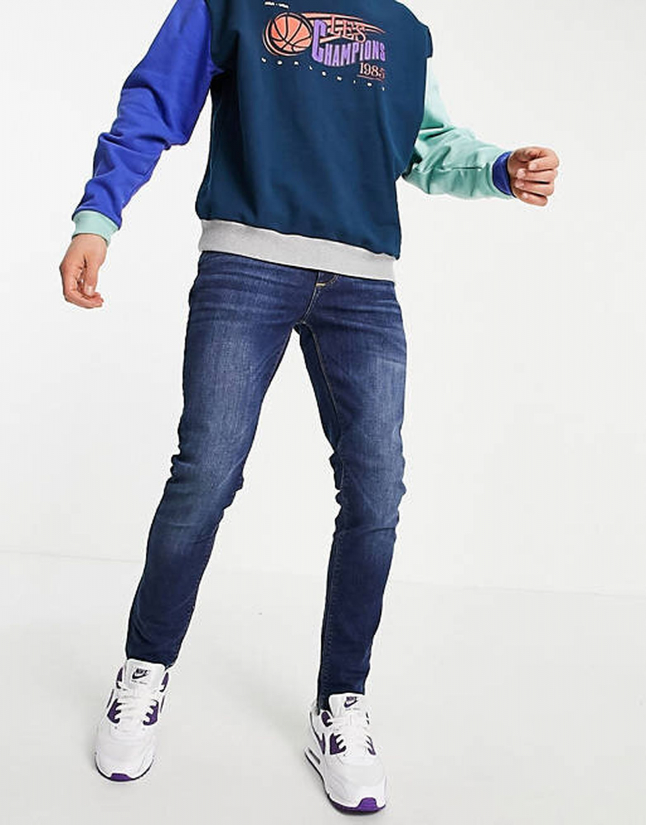 

Джинси завужені River Island 1888711 dark blue -32 Синий, Джинси завужені River Island 1888711 dark blue 32-32 Синий