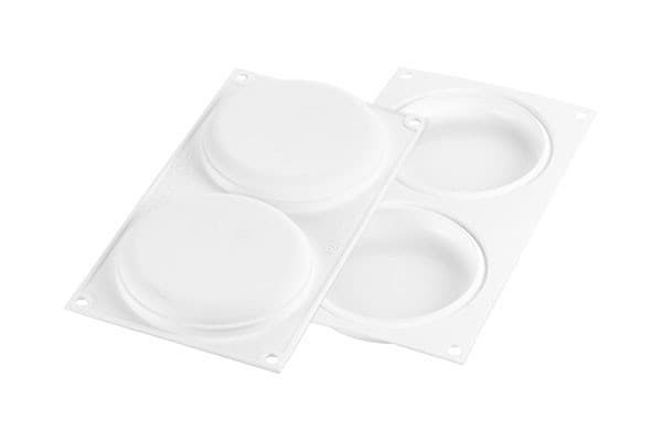 

Форма силиконовая для десертов "Круг" d 105 мм, h 17 мм (140 мл x 2) Silikomart (DECOR ROUND 140)