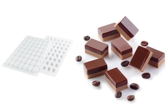 

Форма силиконовая для десертов 26x16 мм, h 13 мм Silikomart (MICRO RECTANGLE5)