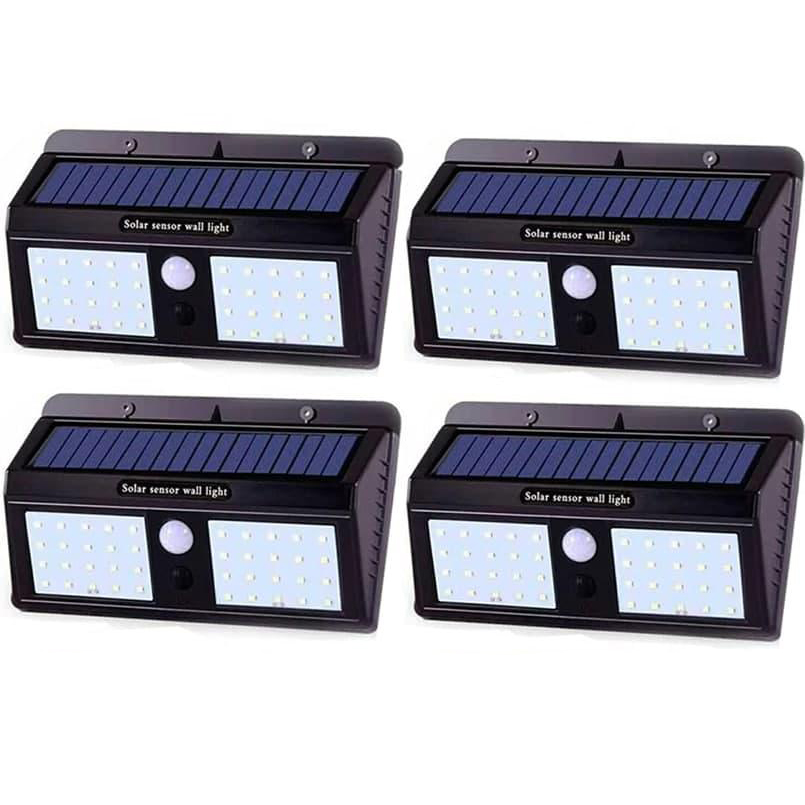 

Комплект уличных фонарей с датчиком движения Solar BL1626A 160 Led комплект из 4 шт на солнечной батарее Черный (sklad_n-5)