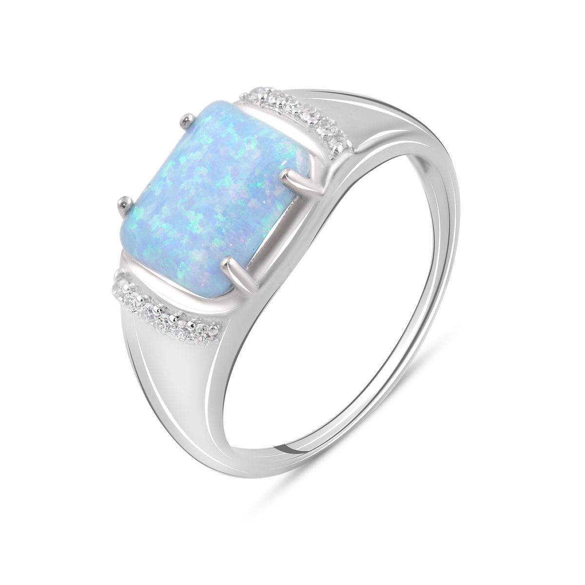 

Серебряное кольцо jill с опалом 1.29ct 19 размер