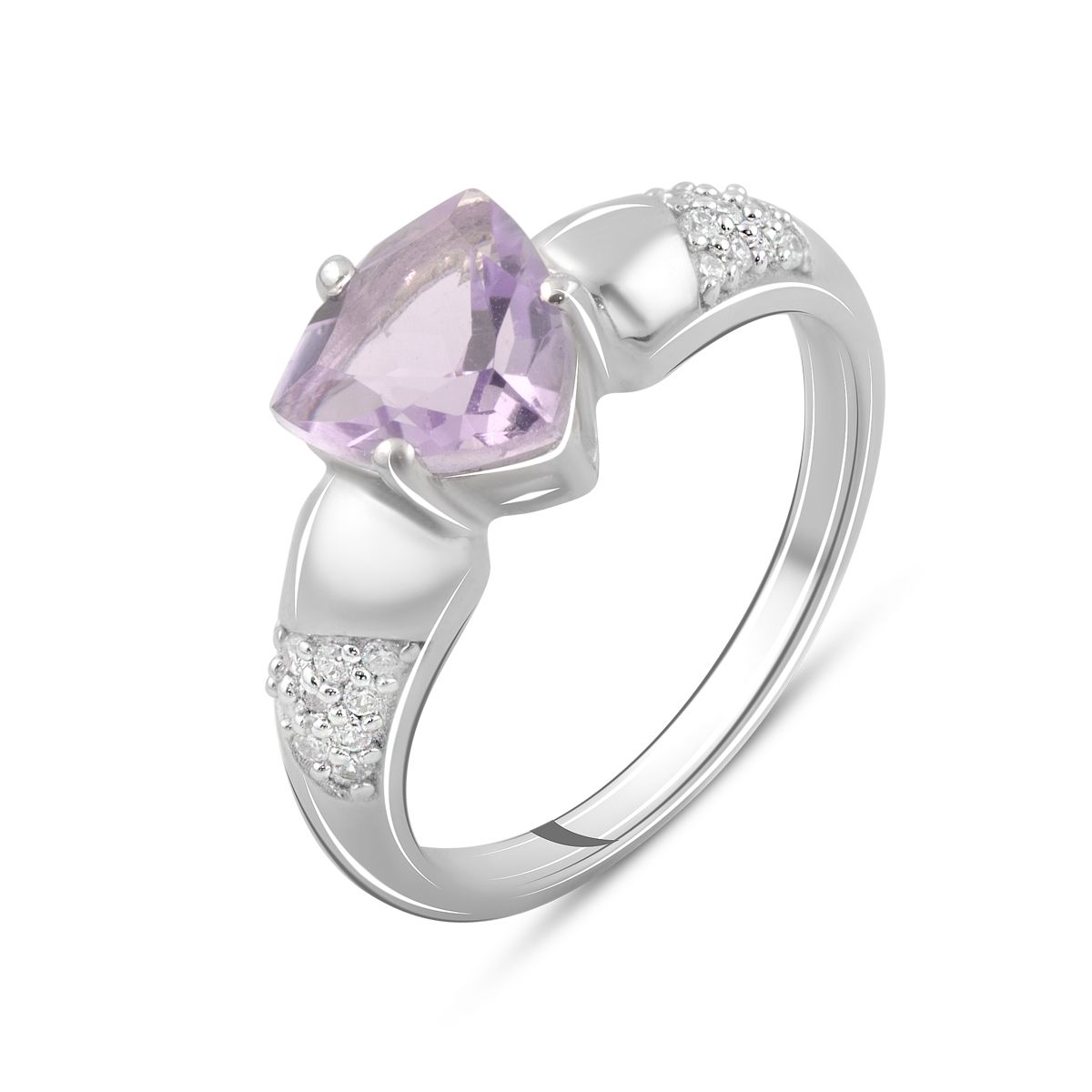 

Серебряное кольцо jill с натуральным аметистом 1.458ct 18 размер