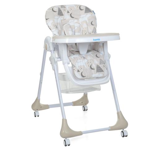 

Стульчик для кормления Bambi (M 3233 Mommy Bear Beige)