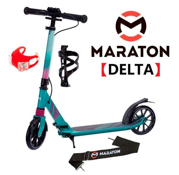 

Двухколесный самокат для самых маленьких Maraton Delta мятный бирюзовый