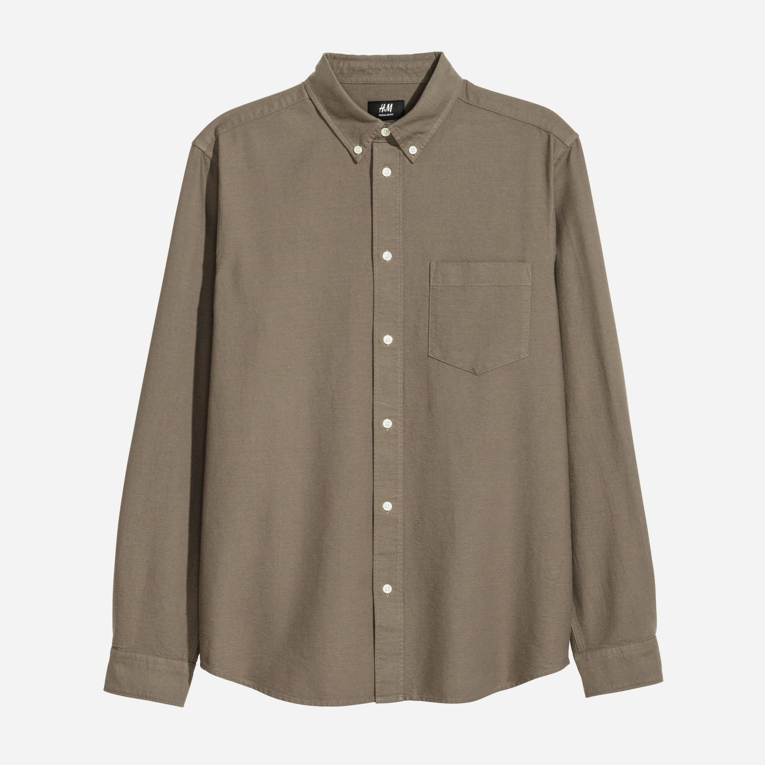 

Рубашка H&M XAZ074186LYLV  Светло-серая, Рубашка H&M XAZ074186LYLV XS Светло-серая
