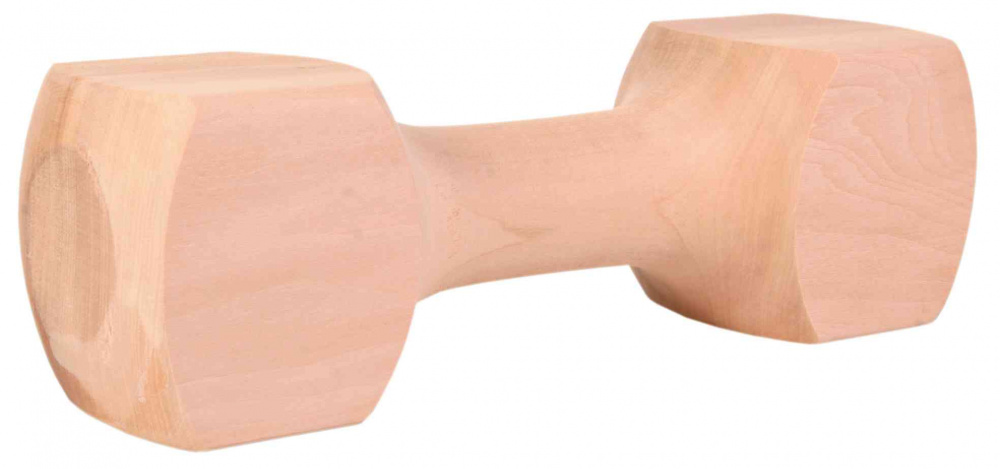 

Игрушка для собак Trixie Гантель деревянная 25см 650гр (TX-3224)