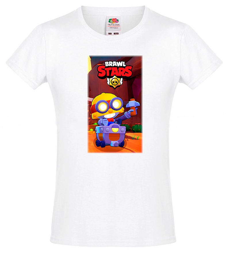

Футболка Fruit of the Loom Brawl Stars Белый 128 см BB13BD128