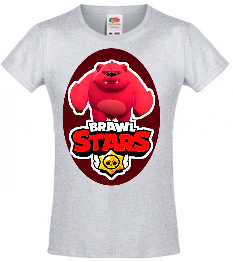 

Футболка Fruit of the Loom brawl stars Серый 128 см SB6BD128
