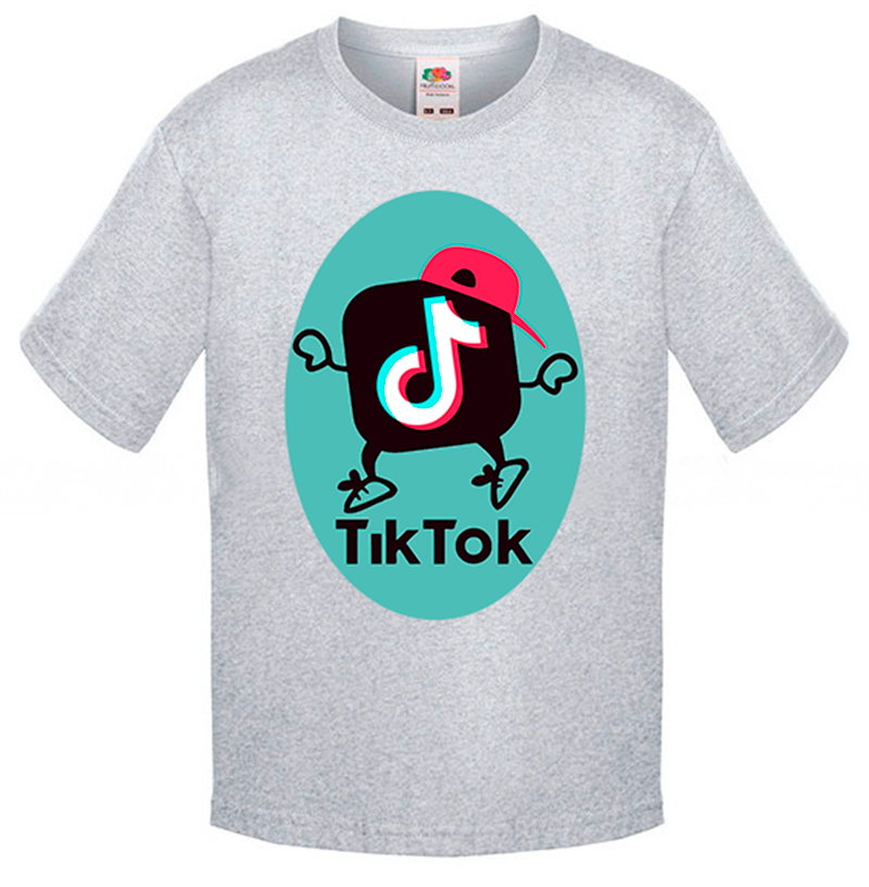 

Футболка Fruit of the Loom tik tok Серый 164 см STTCHM164