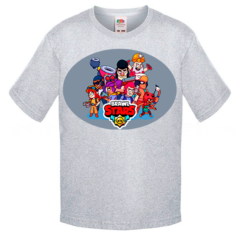 

Футболка Fruit of the Loom Brawl Stars Серый 140 см SB18BM140
